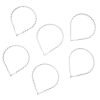 Metal Zigzag Hair Bands – Non-Slip Flexible Headbands (6 Pc)