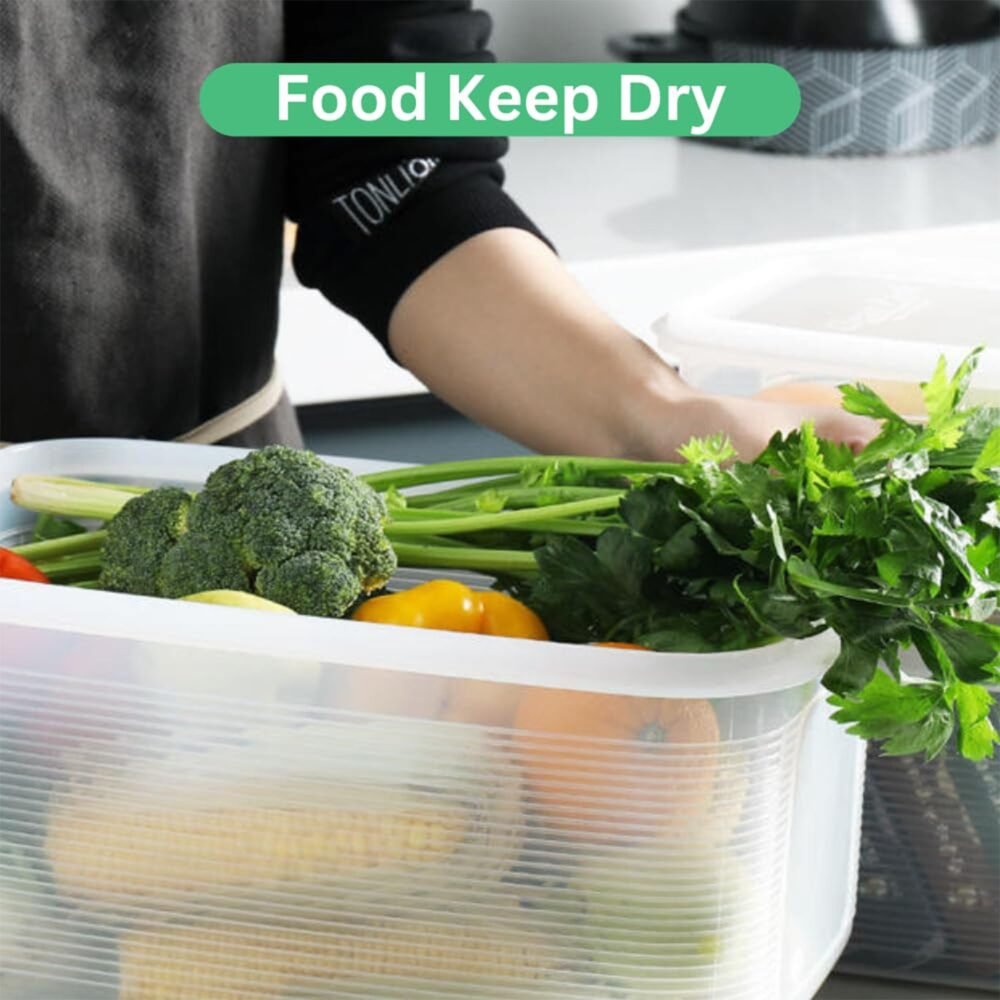 Plastic Food Storage Containers – 6-Piece Airtight Set for Kitchen