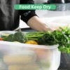 Plastic Food Storage Containers – 6-Piece Airtight Set for Kitchen
