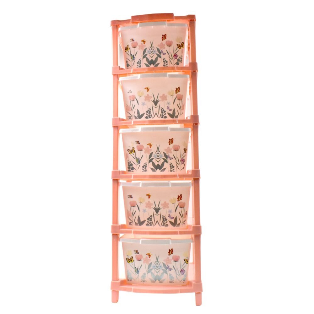 Plastic Storage Drawer – 5-Layer Large Modular Organizer