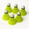 Plastic Shuttlecock – Durable & Consistent Flight (6 Pcs Set)