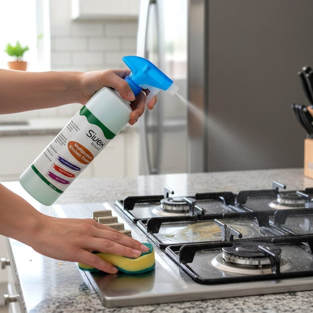 Kitchen Cleaner Spray Bottle – Powerful Multipurpose Grease Remover