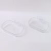 Transparent Wall Mounted Soap Dish Holder – Self Adhesive 2 Pc