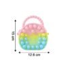 Rainbow Silicone Pop It Coin Purse – Fun Stress Relief Accessory