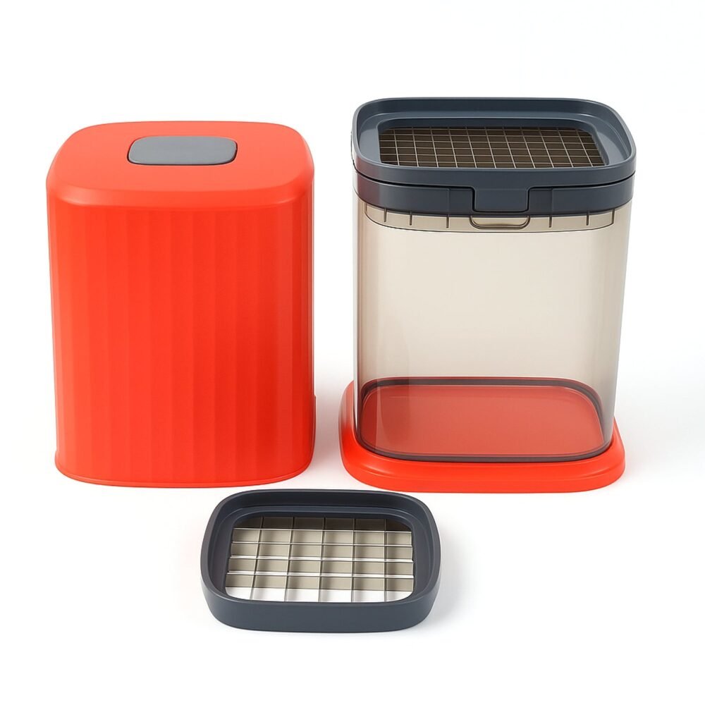 Onion Chopper – Multipurpose Manual Press with Storage Box