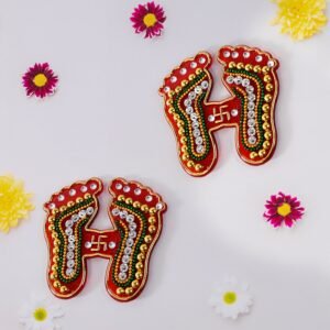 05_dd813c78-283a-43f7-901a-0691e8308ba5.jpg Laxmi Charan Paduka Stickers – Festive Spiritual Home Décor (Pack of 2)