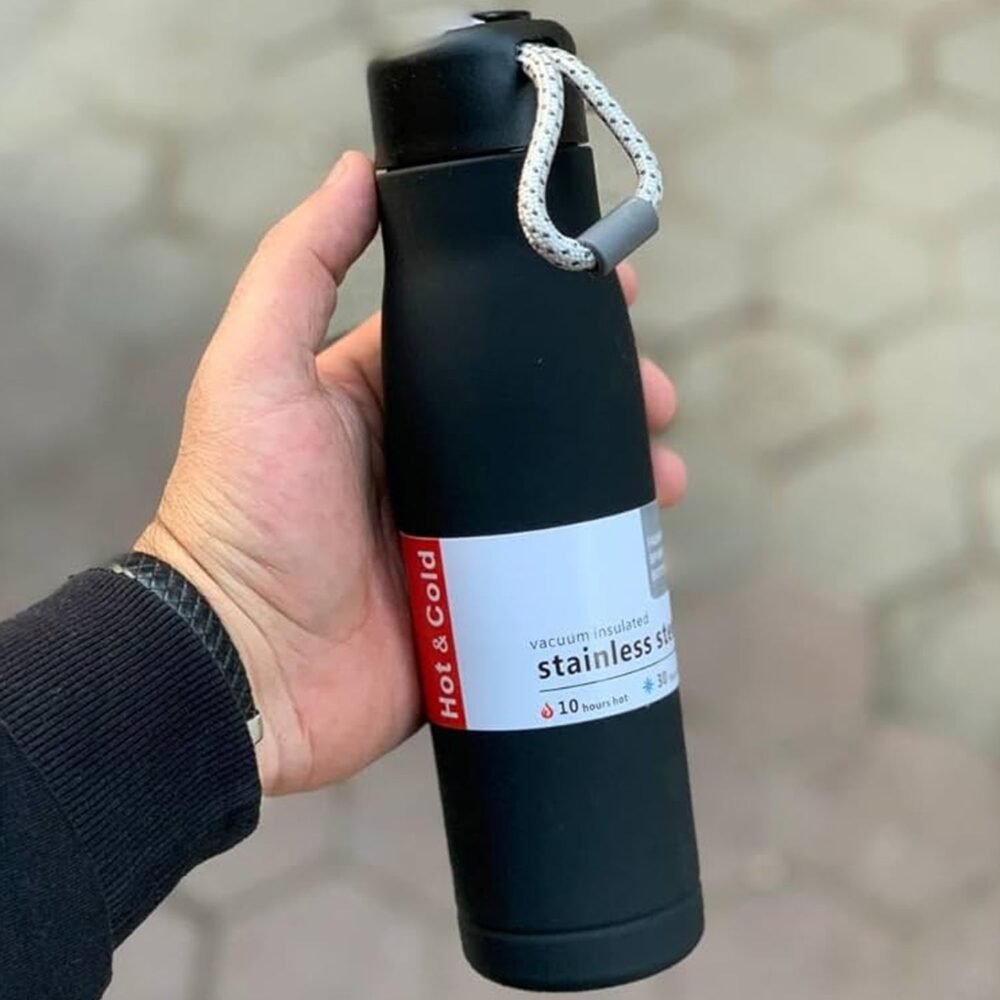 Vacuum Insulated Water Bottle – Keeps Drinks Hot & Cold 550ML