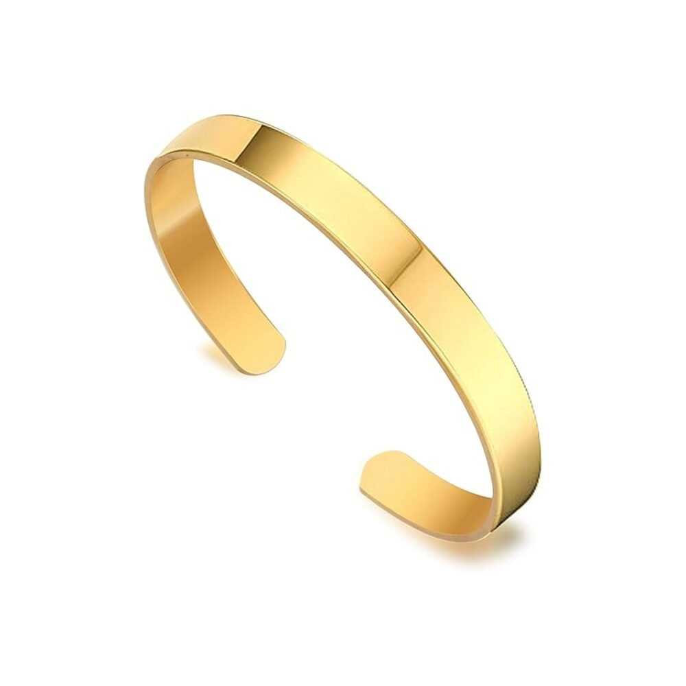 05_e795f660-d8c2-4912-9b93-285f2c85f521.jpg Gold Finish Open Cuff Bracelet – Elegant Adjustable Kada