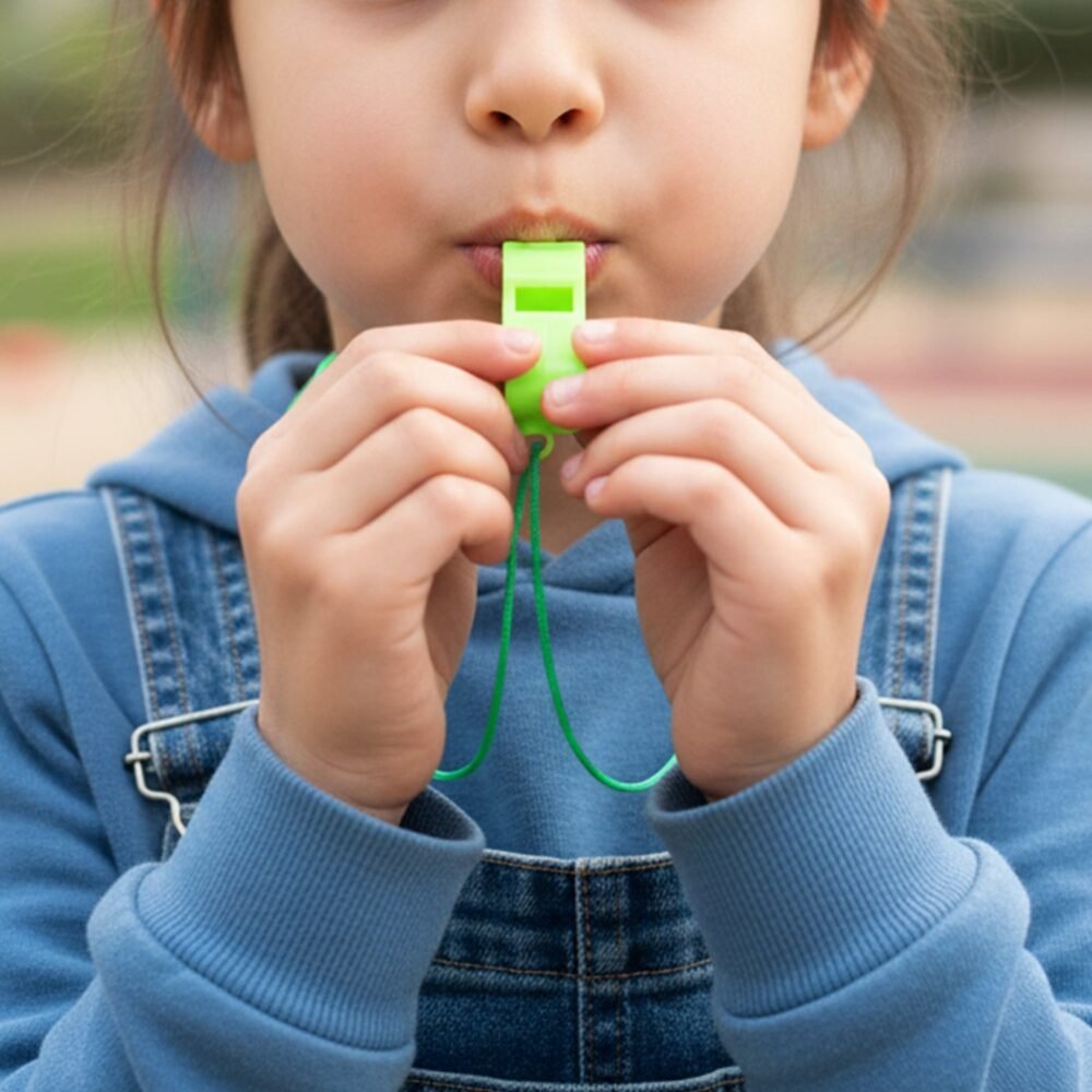 Plastic Sports Whistle – Loud and Durable Safety Signal