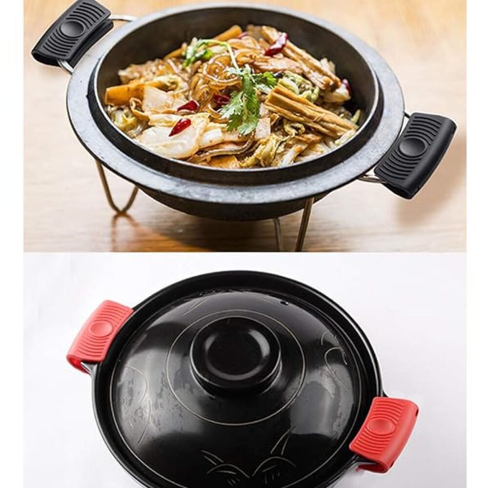 Silicone Pot Handle Cover – Heat Resistant Non-Slip Grip Sleeve