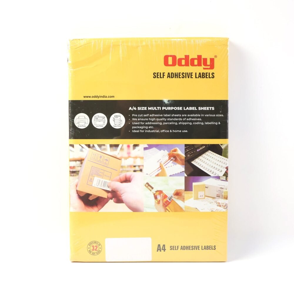 Self-Adhesive Labels A4 Sheets – 2400 Permanent Printer Stickers