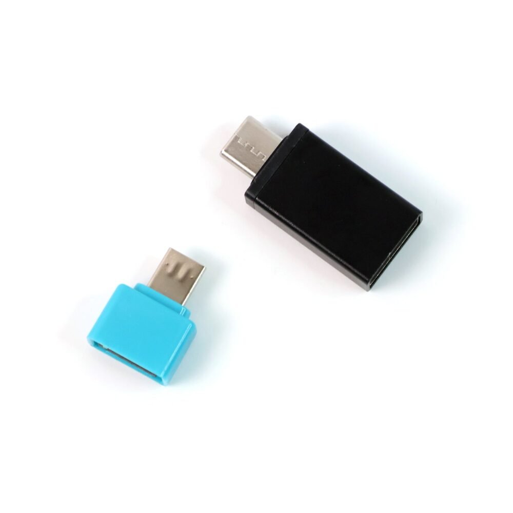 USB OTG Adapter Set – Type-C & Micro USB for Phones & Tablets
