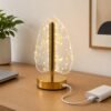 05_usb_usage_demo.jpg Golden Crystal Leaf LED Table Lamp – USB Charging & Warm Light