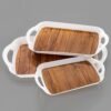 Serving Tray Set – Multicolor Mix Sizes, Lightweight & Stylish