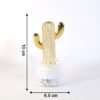 LED Flameless Decorative Candles – Cactus Design, Warm White Glow