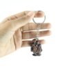 Radha Krishna Metal Keychain – Durable Spiritual Key Holder