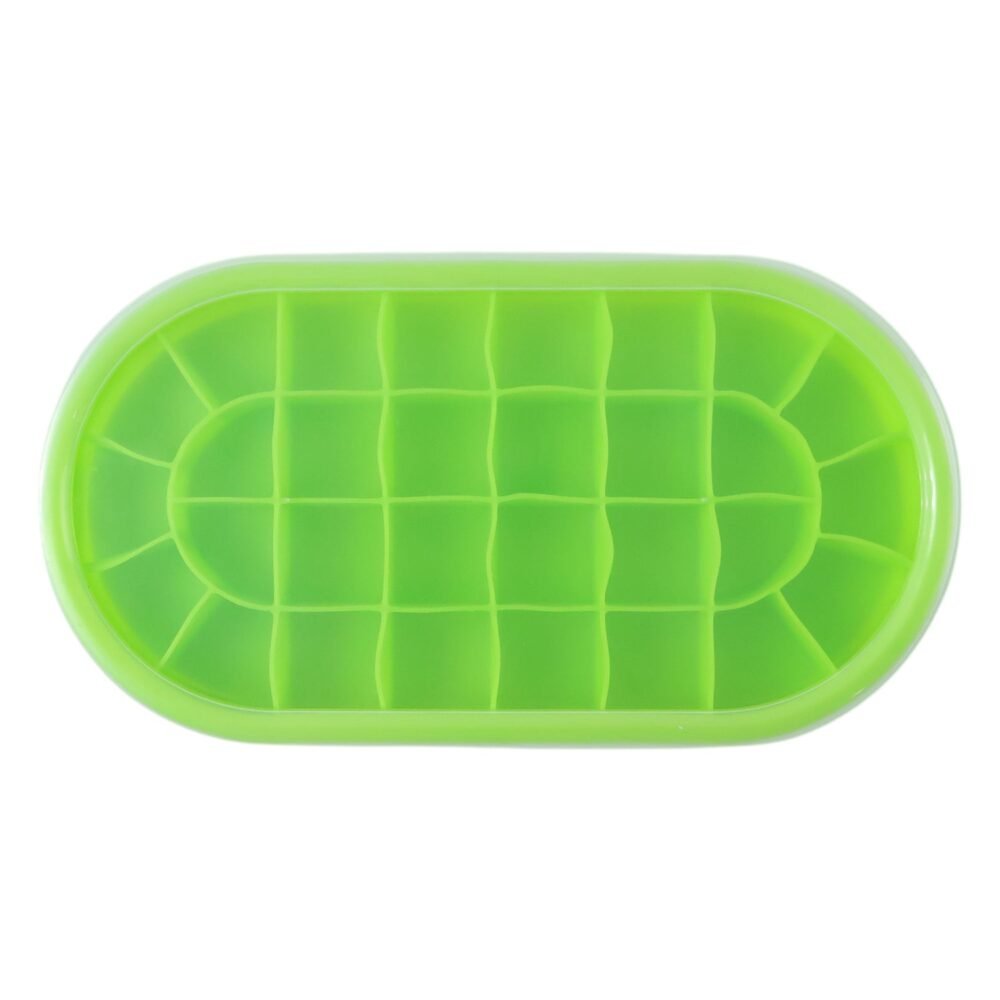 Oval Silicone Ice Cube Tray – Easy Release & Odor-Free Storage