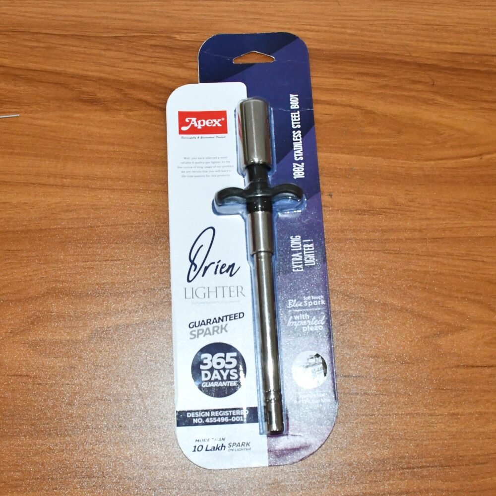 Gas Stove Lighter – Safe Spark with Long Stainless Steel Shaft