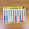Laser Kitchen Knife Set – 10 Pc Stainless Steel | Supermom