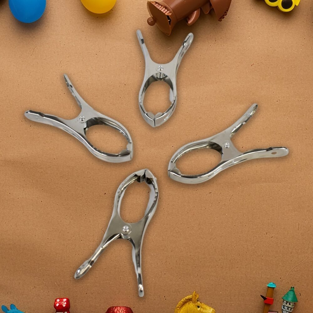 Stainless Steel Clothespins – Windproof, Durable Laundry Clips (10 Pcs)