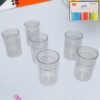 Durable Plastic Glass Set – 6 Lightweight, Unbreakable Tumblers