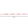 Pink & White Thread Rakhi – Elegant Traditional Beaded Design