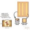 Ganesha Religious Wall Art – Vibrant 3 Panel MDF Frame