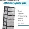 Plastic Drawer Organizer – 6-Layer Stone Texture Storage Cabinet