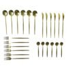 Stainless Steel Cutlery Set – Elegant Gold Finish for Dining & Gifts