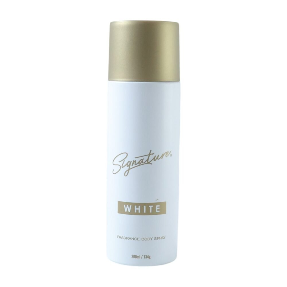 Signature White Body Spray – Long Lasting Fresh Fragrance for Men