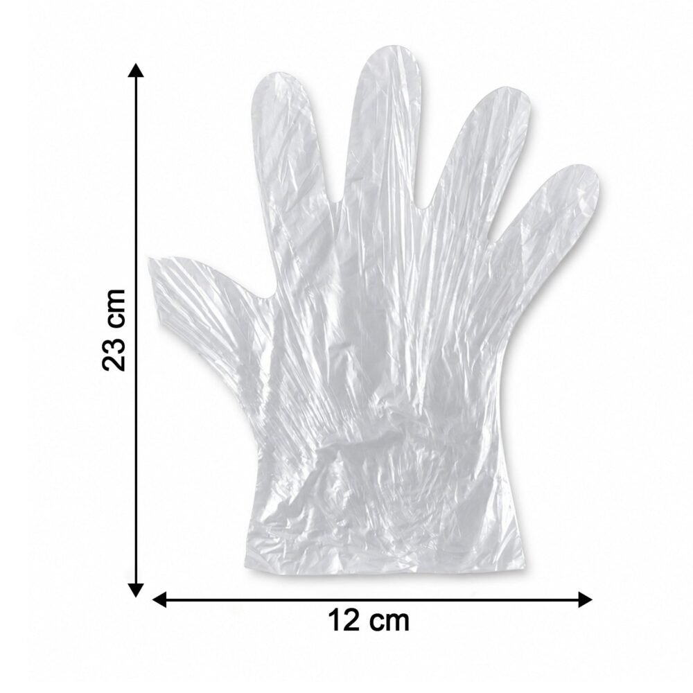 Disposable Plastic Gloves – Hygienic & Convenient for Food & Cleaning