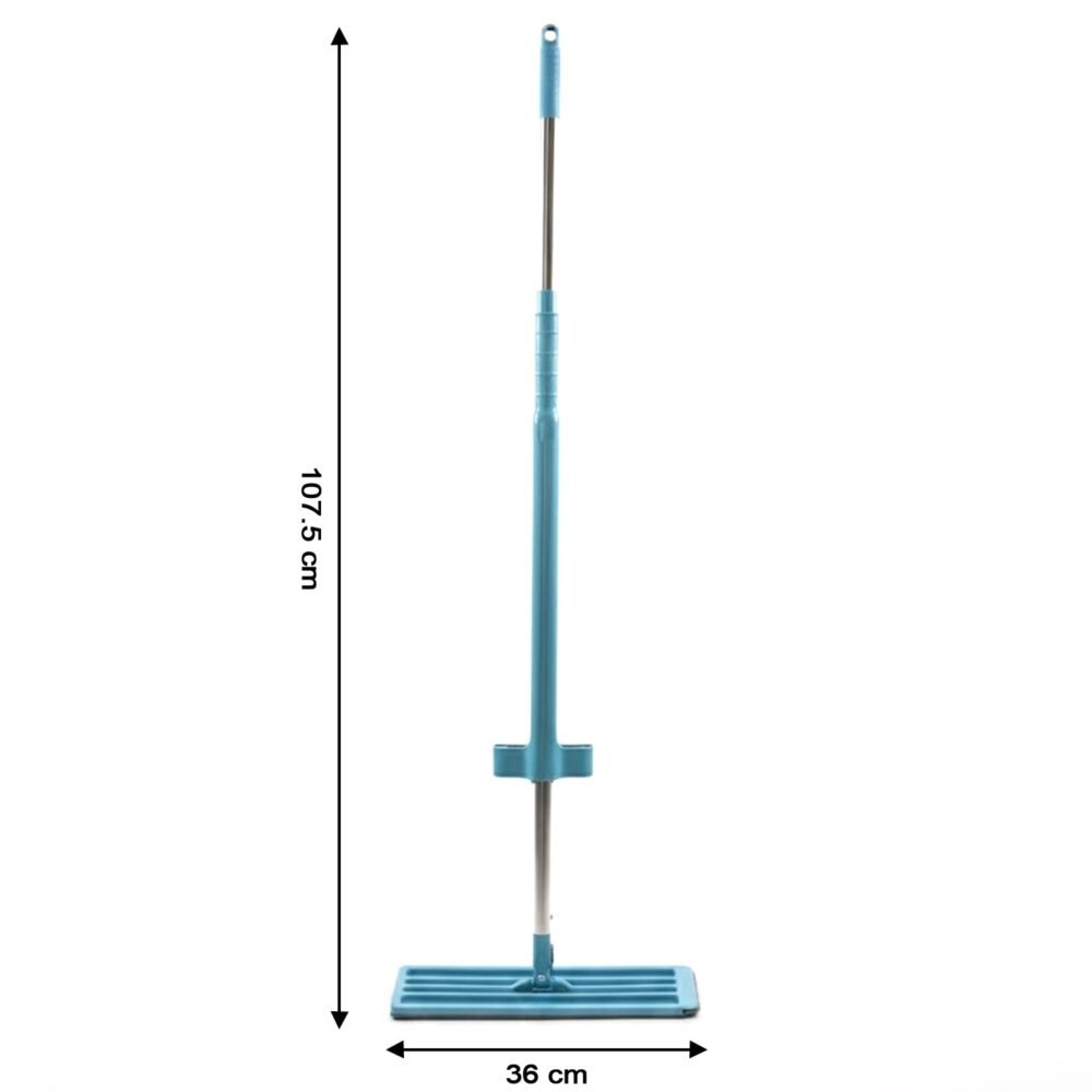 Flat Floor Cleaning Mop – Long Handle & Slim Rectangular Head