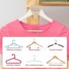 Plastic Triangle Hanger Connector Hooks – Space-Saving Wardrobe Organizer 5 Pcs