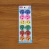 Smiley Face Magnetic Buttons Set – Strong, Colorful 12 Pc Set