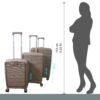 Hard-Shell Trolley Luggage Set – Durable 3-Piece Spinner Bags