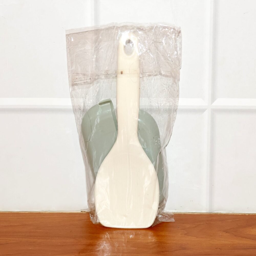 Automatic Rice Spoon Holder – Hygienic Dust Cover Storage