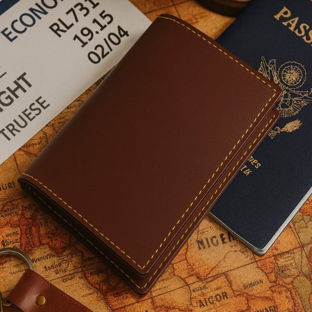PU Leather Card Holder – Slim, Multipurpose Travel Wallet