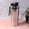 Stainless Steel Gym Shaker Bottle – 1000ml Leak-Resistant Flip Lid