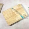 Wooden Cutting Board with Ergonomic Knife – Durable & Compact Set