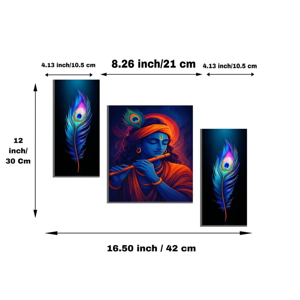 06_d0075dc5-78c5-4326-a63a-aae8f664b8ac.jpg Krishna Wall Art – Vibrant MDF Painting for Spiritual Décor