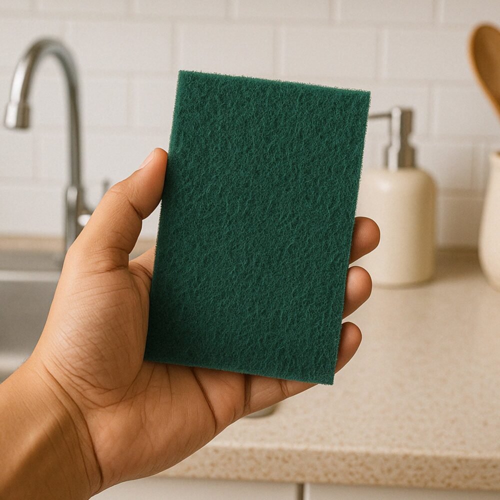 Heavy-Duty Kitchen Scrubber Pad – Durable 4x6 Inch Cleaning