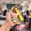 Teddy Bear Keychain – Cute Cartoon Bag Charm with Love Strap
