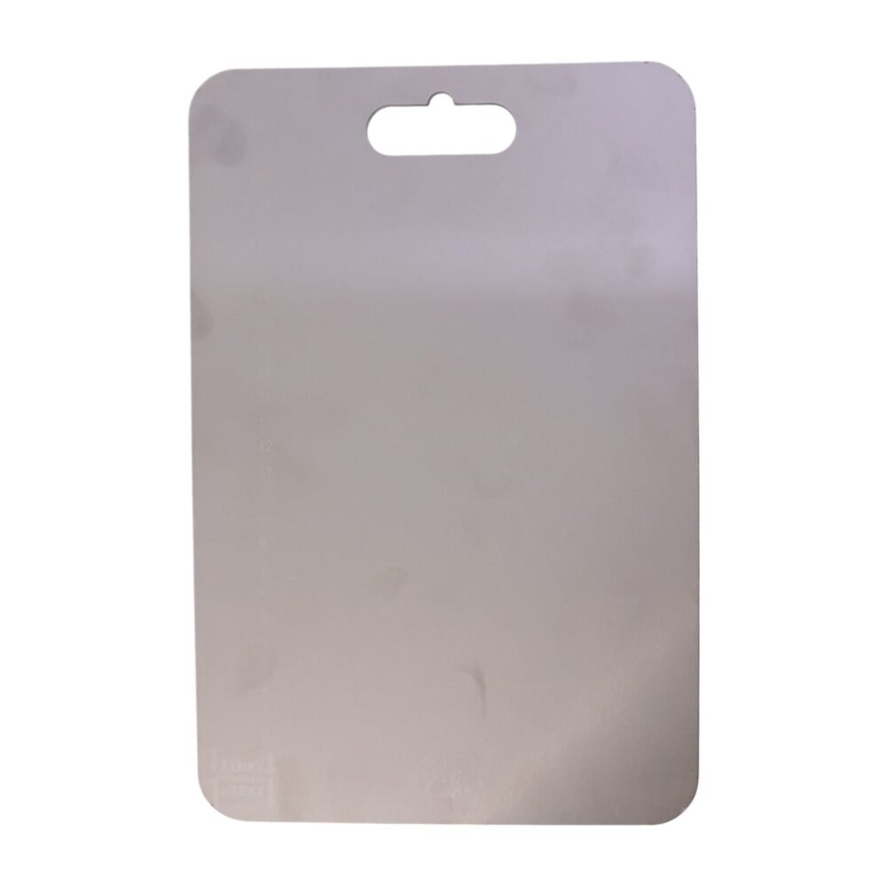 06_e4c45666-6b74-4bf7-88aa-836ebade59fe.jpg Large Stainless Steel Cutting Board – 31x20.5cm with Scale