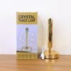 LED Table Lamp – Elegant Leaf Design with USB Rechargeable Base