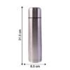 Stainless Steel Vacuum Flask – 1000ML with Carry Bag & Spoon