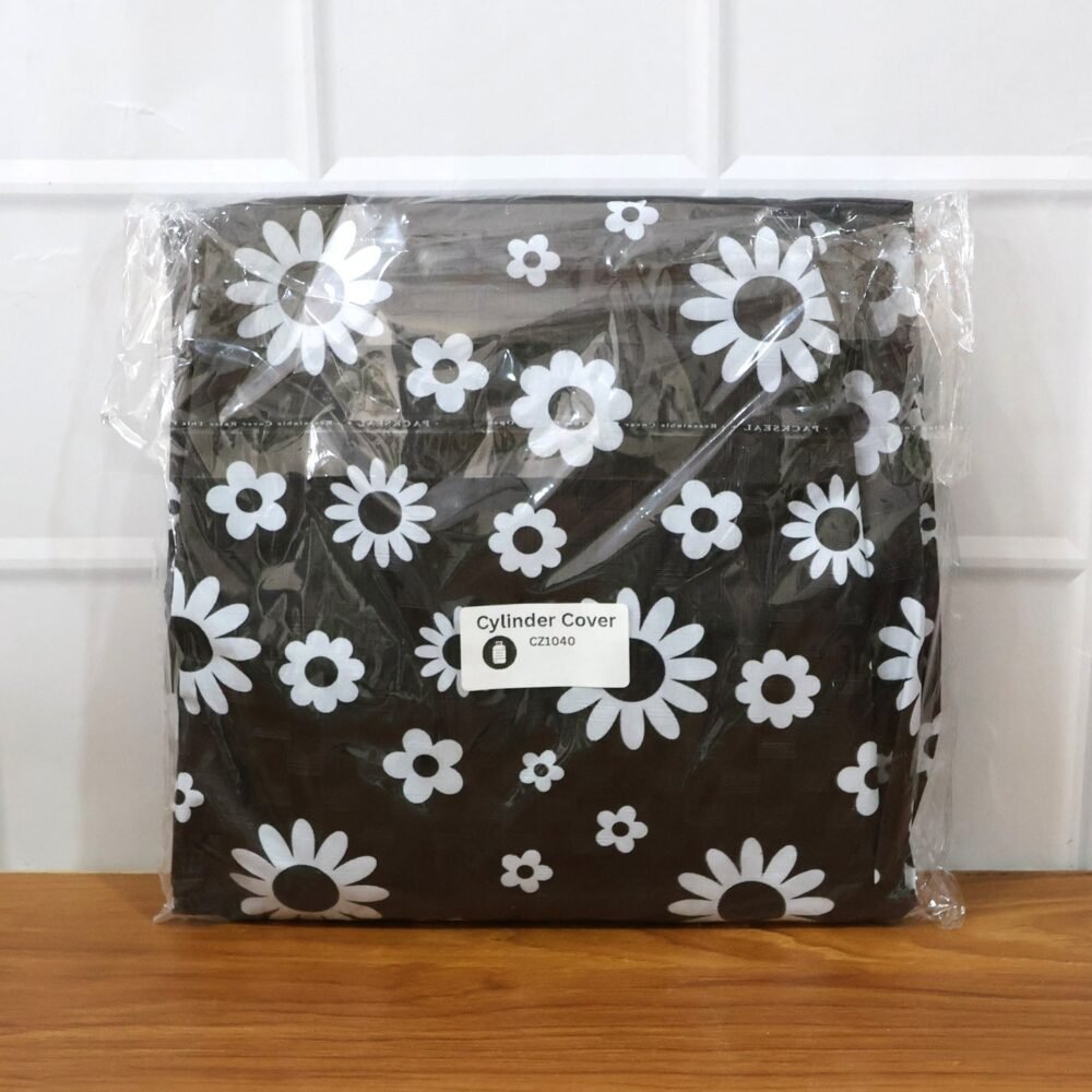 LPG Cylinder Cover – Waterproof Floral Design for Protection