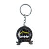 Makkah Design Metal Keychain – Elegant Islamic Accessory