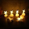 Star Shaped Flameless LED Candles – Safe & Elegant Décor Set