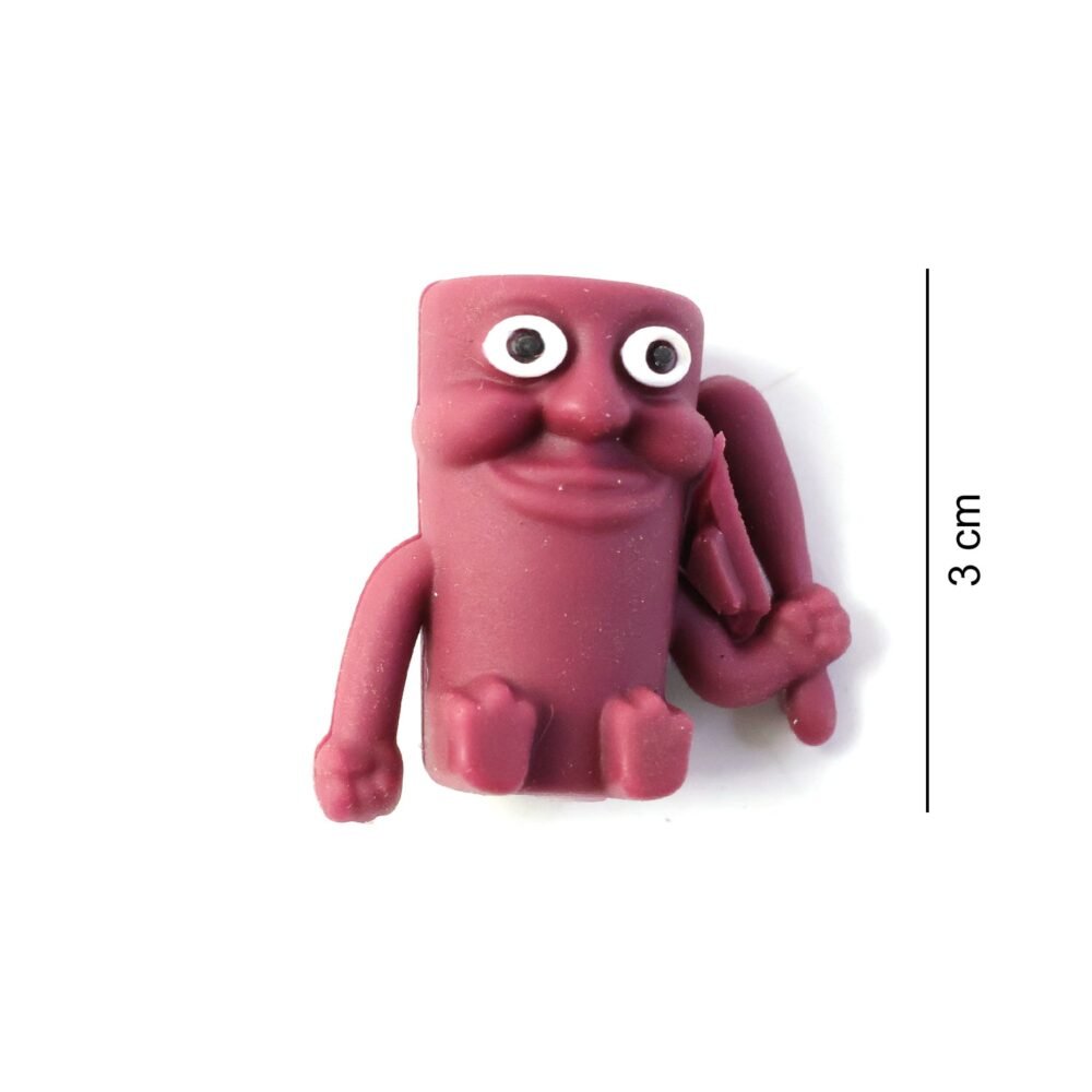06_penciltopper.jpg Cute Cartoon Pencil Topper Cap – Fun & Protective Stationery Accessory