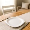 Square Plastic Dinner Plate – 20 cm Durable & Easy Clean
